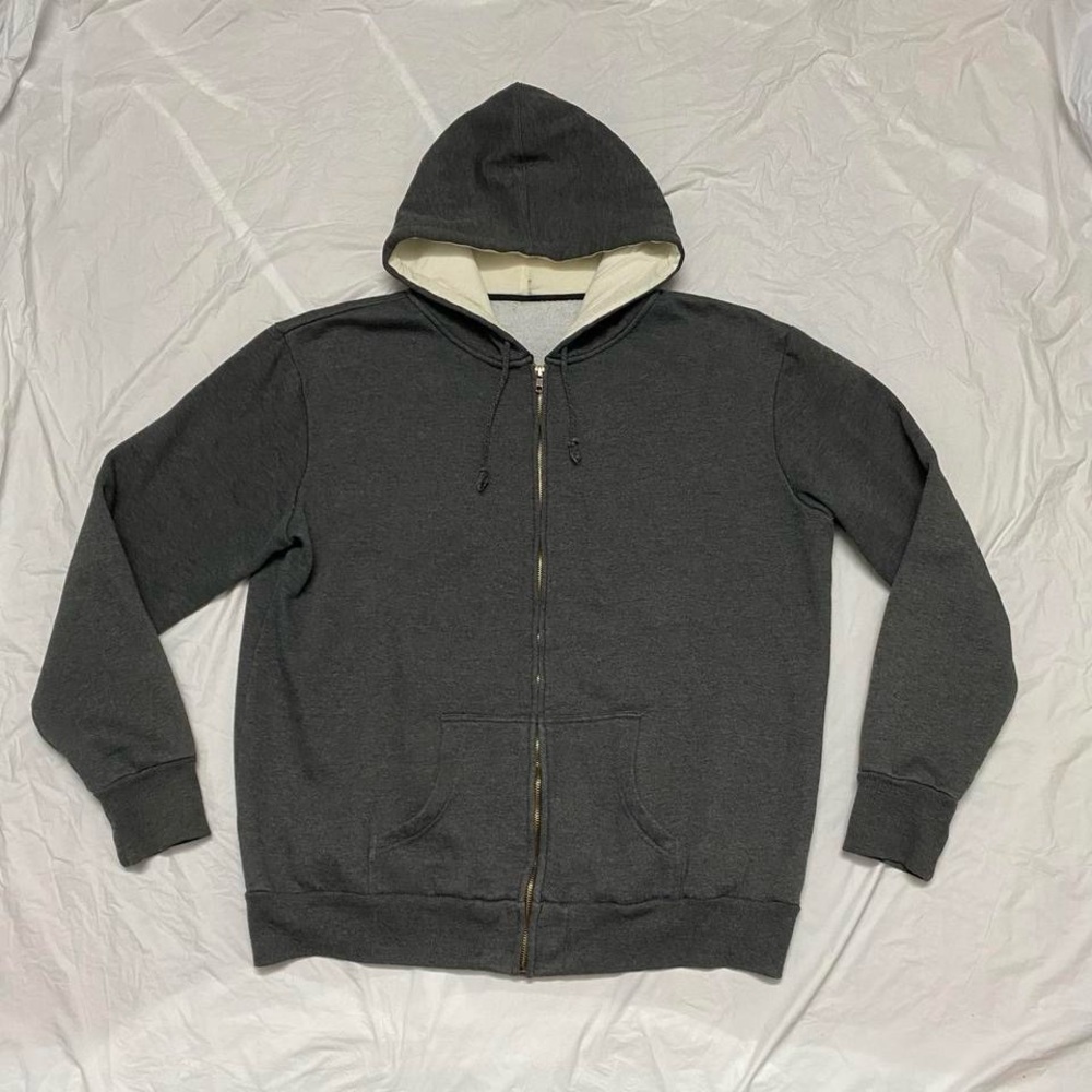 Vintage grey zip up sweater